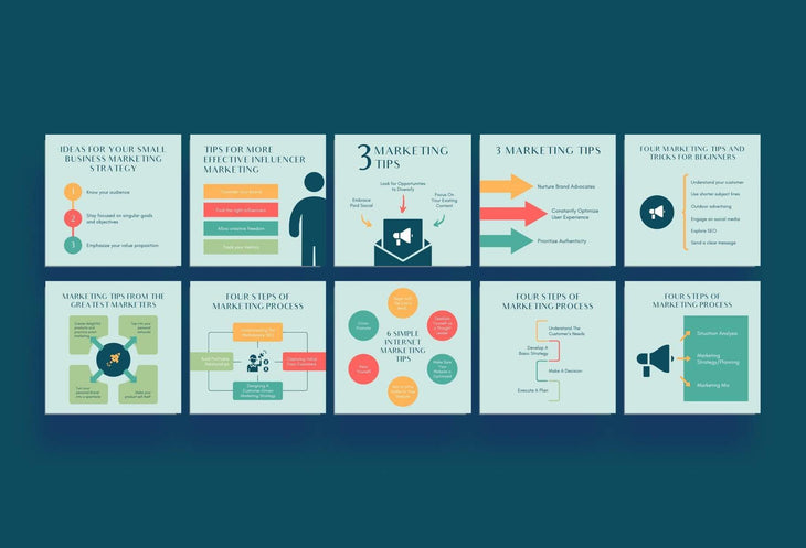 Ladystrategist 20 Marketing Tips and Infographics - Instagram Engagement Posts - Fully Editable Canva Templates instagram canva templates social media templates etsy free canva templates