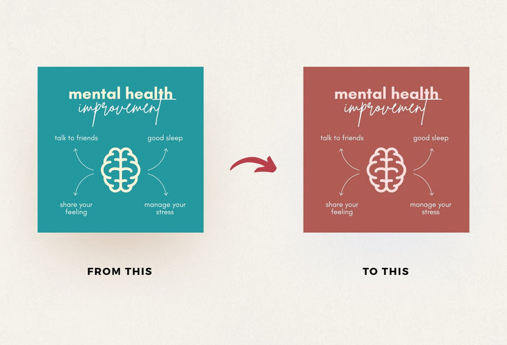 Ladystrategist 20 Mental Health Infographics Instagram Posts Fully Editable Canva Templates instagram canva templates social media templates etsy free canva templates