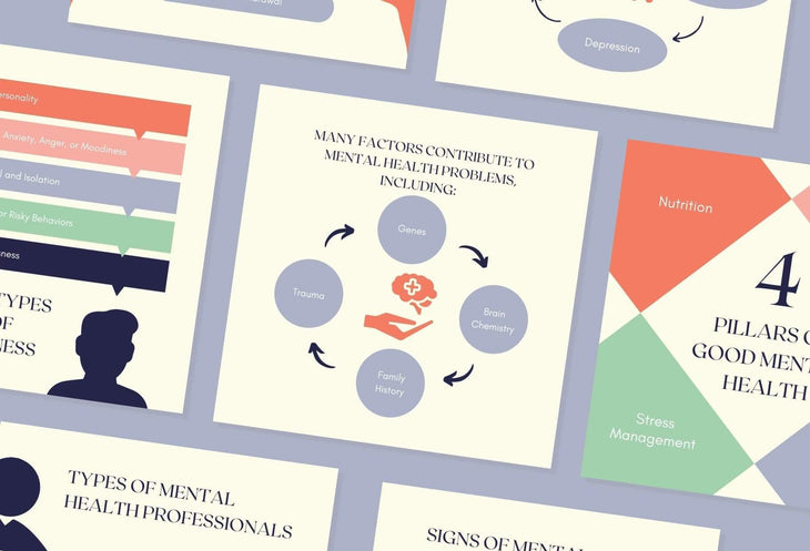 Ladystrategist 20 Mental Health Tips and Infographics - Instagram Engagement Posts - Fully Editable Canva Templates instagram canva templates social media templates etsy free canva templates