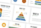 Ladystrategist 20 Nutrition Infographics Instagram Posts Fully Editable Canva Templates instagram canva templates social media templates etsy free canva templates