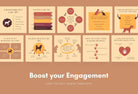 Ladystrategist 20 Pets Business Tips and Infographics - Instagram Engagement Posts - Fully Editable Canva Templates instagram canva templates social media templates etsy free canva templates