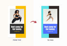 Ladystrategist 20 Power Yellow Instagram Reel Covers Gym Canva Templates instagram canva templates social media templates etsy free canva templates