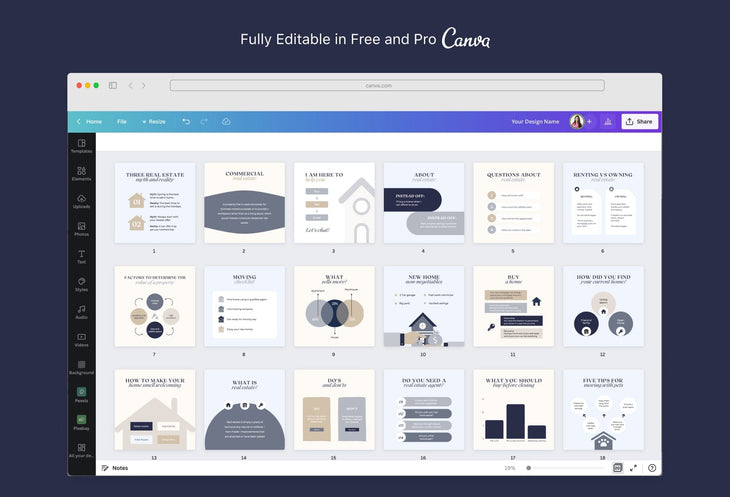 Ladystrategist 20 Real Estate Infographics Instagram Engagement Posts Fully Editable Canva Templates instagram canva templates social media templates etsy free canva templates