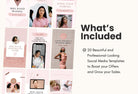 Ladystrategist 20 Rose Gold Instagram Reel Covers Canva Templates instagram canva templates social media templates etsy free canva templates
