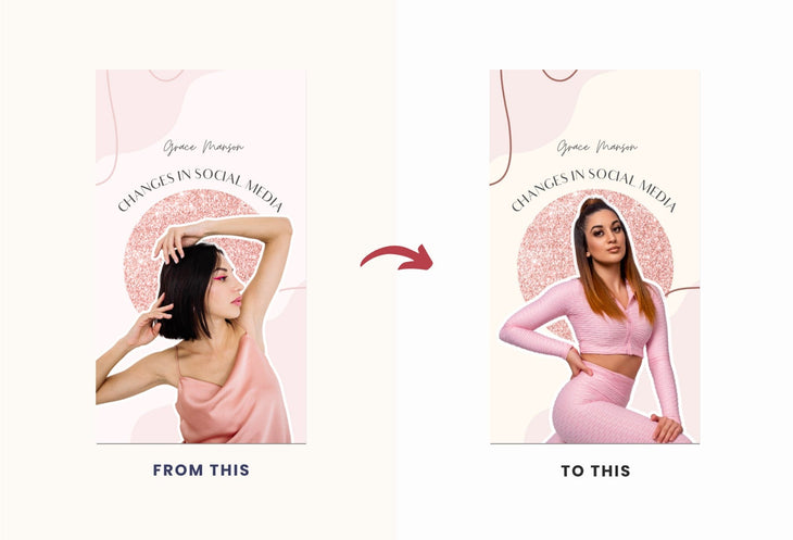 Ladystrategist 20 Rose Gold Instagram Reel Covers Canva Templates instagram canva templates social media templates etsy free canva templates