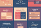 Ladystrategist 20 Skin Care Infographics Instagram Posts Fully Editable Canva Templates V2 instagram canva templates social media templates etsy free canva templates