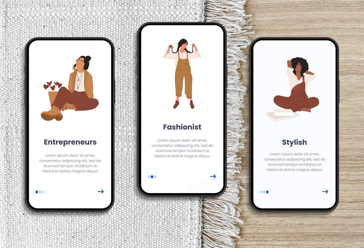 Ladystrategist 20 Unique Cute Bohemian Illustrations Fully Editable in Canva instagram canva templates social media templates etsy free canva templates