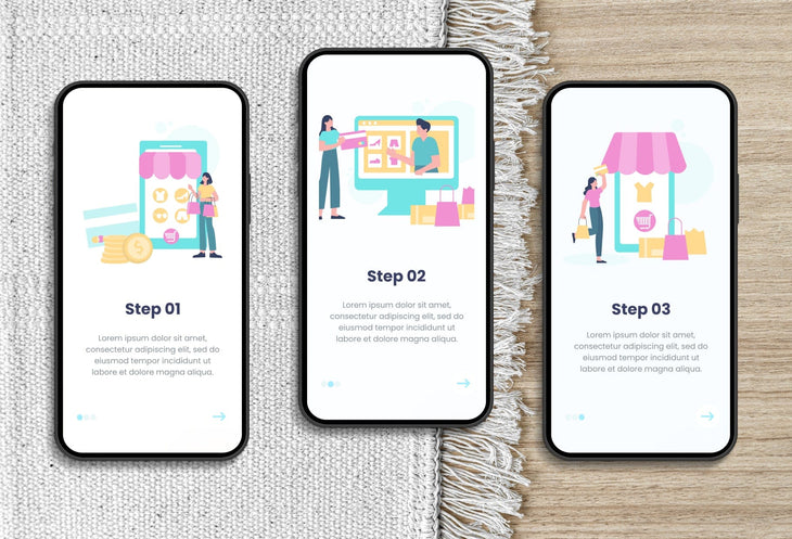 Ladystrategist 20 Unique E-Commerce Illustrations Fully Editable in Canva instagram canva templates social media templates etsy free canva templates
