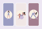 Ladystrategist 20 Unique Fitness Illustrations - Fully Editable in Canva instagram canva templates social media templates etsy free canva templates