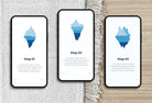 Ladystrategist 20 Unique Iceberg Conceptual Illustrations Fully Editable in Canva instagram canva templates social media templates etsy free canva templates