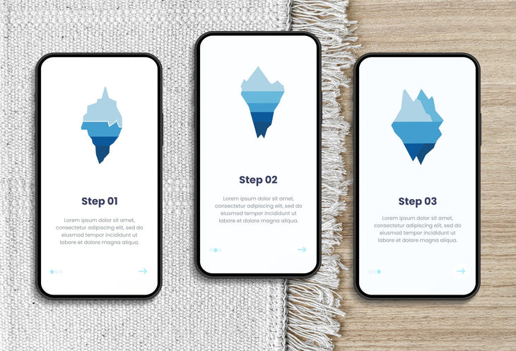 Ladystrategist 20 Unique Iceberg Conceptual Illustrations Fully Editable in Canva instagram canva templates social media templates etsy free canva templates