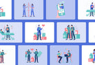 Ladystrategist 20 Unique Medical Scene Illustrations Fully Editable in Canva instagram canva templates social media templates etsy free canva templates