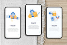 Ladystrategist 20 Unique Real Estate Conceptual Illustrations Fully Editable in Canva instagram canva templates social media templates etsy free canva templates