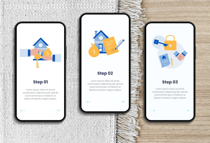 Ladystrategist 20 Unique Real Estate Conceptual Illustrations Fully Editable in Canva instagram canva templates social media templates etsy free canva templates