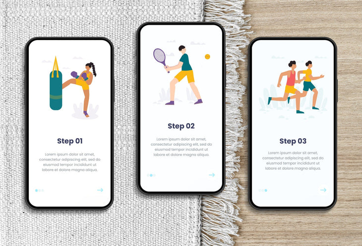 Ladystrategist 20 Unique Sport Scenes Illustrations Fully Editable in Canva instagram canva templates social media templates etsy free canva templates