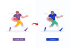 Ladystrategist 20 Unique Sport Scenes Illustrations Fully Editable in Canva instagram canva templates social media templates etsy free canva templates
