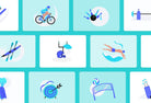 Ladystrategist 20 Unique Sports Conceptual Illustrations Fully Editable in Canva instagram canva templates social media templates etsy free canva templates