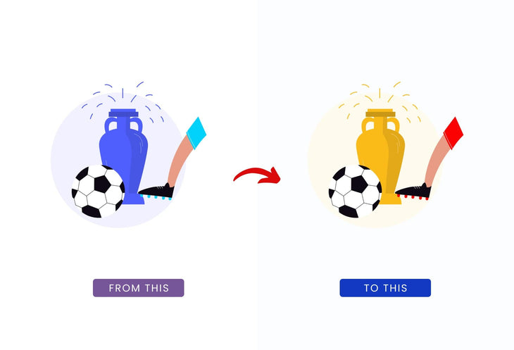 Ladystrategist 20 Unique Sports Conceptual Illustrations Fully Editable in Canva instagram canva templates social media templates etsy free canva templates