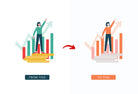 Ladystrategist 20 Unique Stock Market Scene Illustrations Fully Editable in Canva instagram canva templates social media templates etsy free canva templates