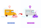 Ladystrategist 20 Unique Transportation Conceptual Illustrations Fully Editable in Canva instagram canva templates social media templates etsy free canva templates
