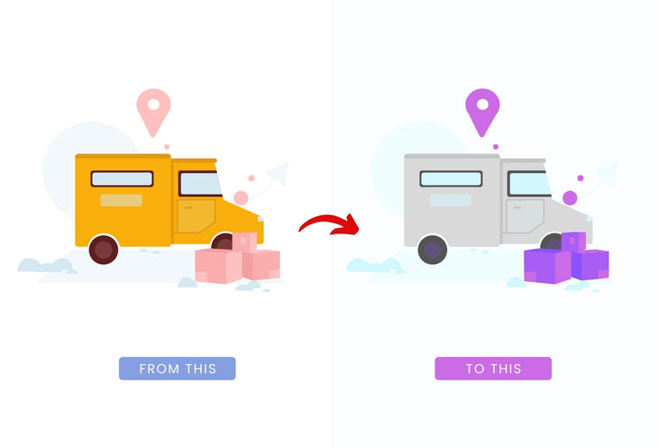 Ladystrategist 20 Unique Transportation Conceptual Illustrations Fully Editable in Canva instagram canva templates social media templates etsy free canva templates