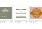 Ladystrategist 20 Wellness Infographics Instagram Posts Fully Editable Canva Templates instagram canva templates social media templates etsy free canva templates