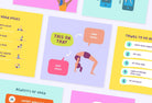 Ladystrategist 20 Yoga Lists Instagram Posts - Fully Editable Canva Templates instagram canva templates social media templates etsy free canva templates