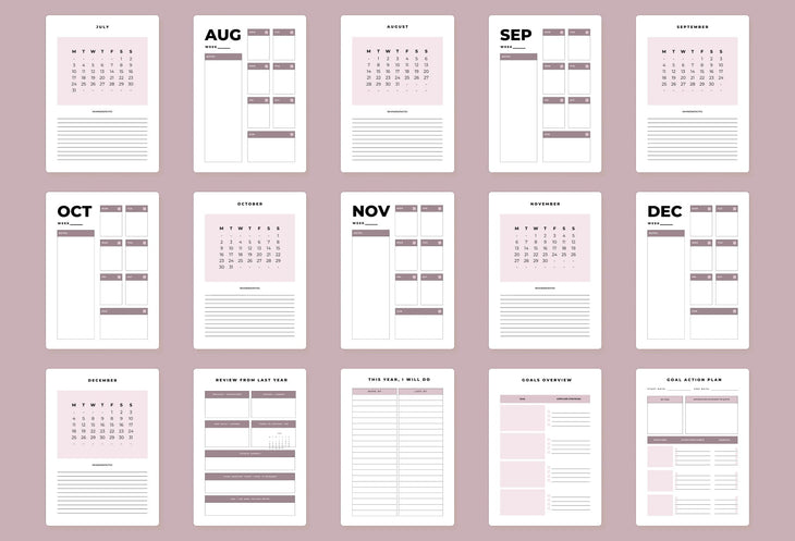 Ladystrategist 2023 Canva Planner Template instagram canva templates social media templates etsy free canva templates