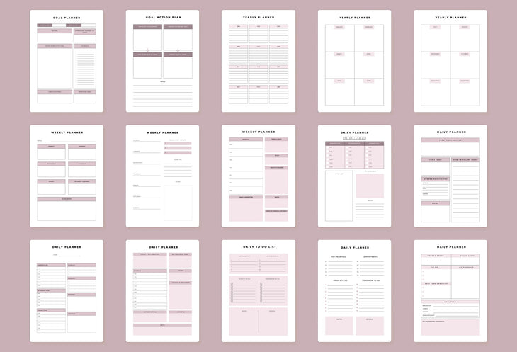 Ladystrategist 2023 Canva Planner Template instagram canva templates social media templates etsy free canva templates