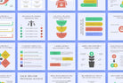 Ladystrategist 20x Finances Tips and Infographics - Instagram Engagement Posts - Fully Editable Canva Templates instagram canva templates social media templates etsy free canva templates
