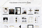 Ladystrategist 21 Page Client Goodbye Packet for Coaches - Editable Canva Template Chic Marble + Gold Collection instagram canva templates social media templates etsy free canva templates