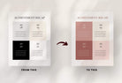 Ladystrategist 21 Page Client Goodbye Packet for Coaches - Editable Canva Template Modern Collection instagram canva templates social media templates etsy free canva templates