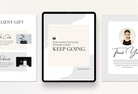 Ladystrategist 21 Page Client Goodbye Packet for Coaches - Editable Canva Template Modern Collection instagram canva templates social media templates etsy free canva templates