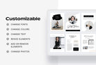 Ladystrategist 21 Page Client Goodbye Packet for Coaches - Editable Canva Template Modern Collection instagram canva templates social media templates etsy free canva templates