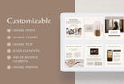 Ladystrategist 21 Page Client Goodbye Packet for Coaches - Editable Canva Template Neutral Collection instagram canva templates social media templates etsy free canva templates