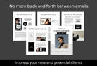 Ladystrategist 21 Page Client Goodbye Packet for Coaches - Soho Canva Template instagram canva templates social media templates etsy free canva templates