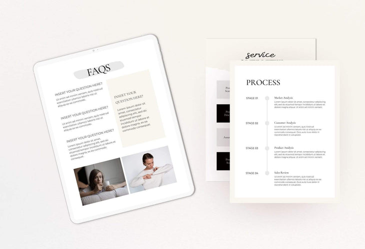Ladystrategist 21 Page Client Welcome Packet for Coaches - Editable Canva Template - Modern instagram canva templates social media templates etsy free canva templates