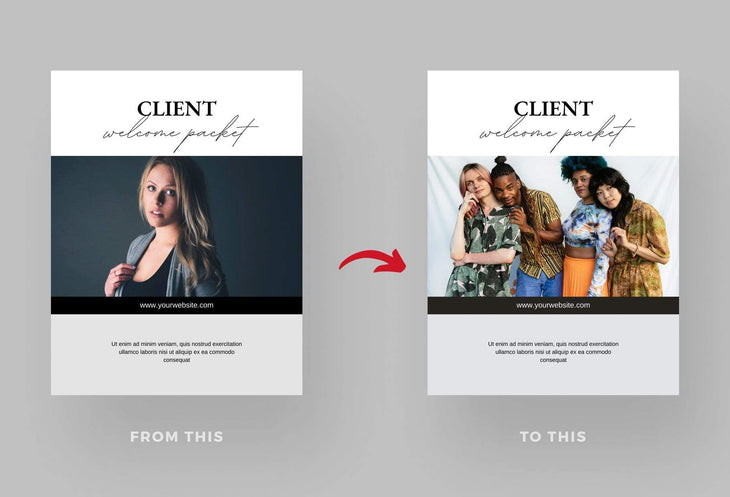 Ladystrategist 21 Page Client Welcome Packet for Coaches Editable Canva Template Soho Collection instagram canva templates social media templates etsy free canva templates