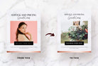 Ladystrategist 25 Page Service and Pricing Guide Editable Canva Template - Black Rose Gold Collection instagram canva templates social media templates etsy free canva templates