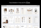 Ladystrategist 25 Page Service and Pricing Guide Editable Canva Template - Neutral Collection instagram canva templates social media templates etsy free canva templates