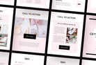 Ladystrategist 25 Page Service and Pricing Guides - Chic instagram canva templates social media templates etsy free canva templates