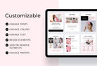 Ladystrategist 25 Page Service and Pricing Guides - Chic instagram canva templates social media templates etsy free canva templates