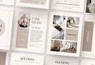 Ladystrategist 25 Page Service and Pricing Guides - Neutral instagram canva templates social media templates etsy free canva templates