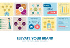 Ladystrategist 25 Real Estate Lists Instagram Posts - Fully Editable Canva Templates instagram canva templates social media templates etsy free canva templates