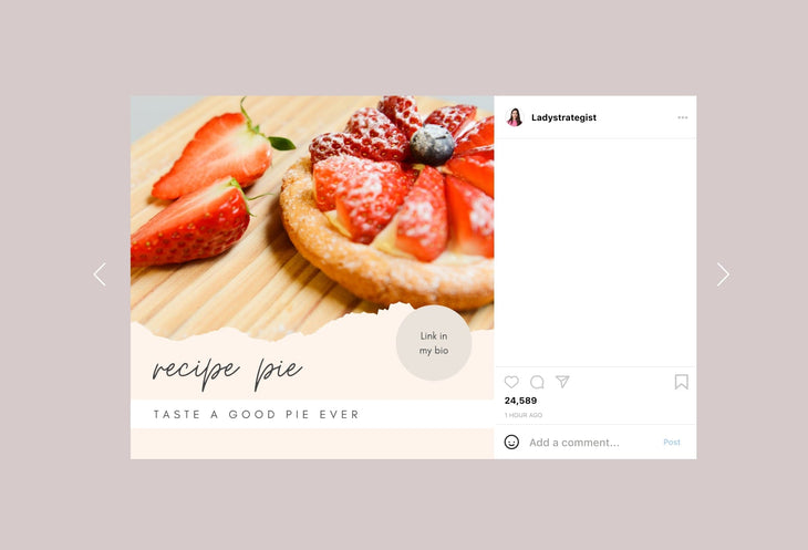 Ladystrategist 30 Bakery Instagram Post Canva Templates instagram canva templates social media templates etsy free canva templates