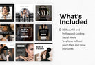 Ladystrategist 30 Black Friday Instagram Promo Posts Canva Templates V3 instagram canva templates social media templates etsy free canva templates