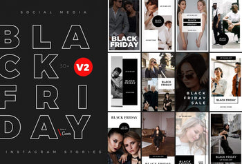 Ladystrategist 30 Black Friday Instagram Promo Stories Canva Templates V2 instagram canva templates social media templates etsy free canva templates