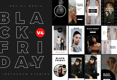 Ladystrategist 30 Black Friday Instagram Promo Stories Canva Templates V4 instagram canva templates social media templates etsy free canva templates
