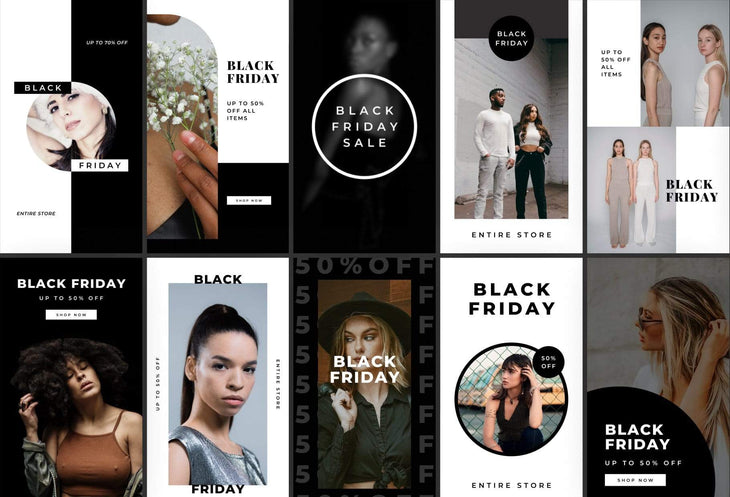 Ladystrategist 30 Black Friday Instagram Promo Stories Canva Templates V4 instagram canva templates social media templates etsy free canva templates