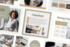 Ladystrategist 30 Business Consulting Instagram Post Canva Templates V2 instagram canva templates social media templates etsy free canva templates